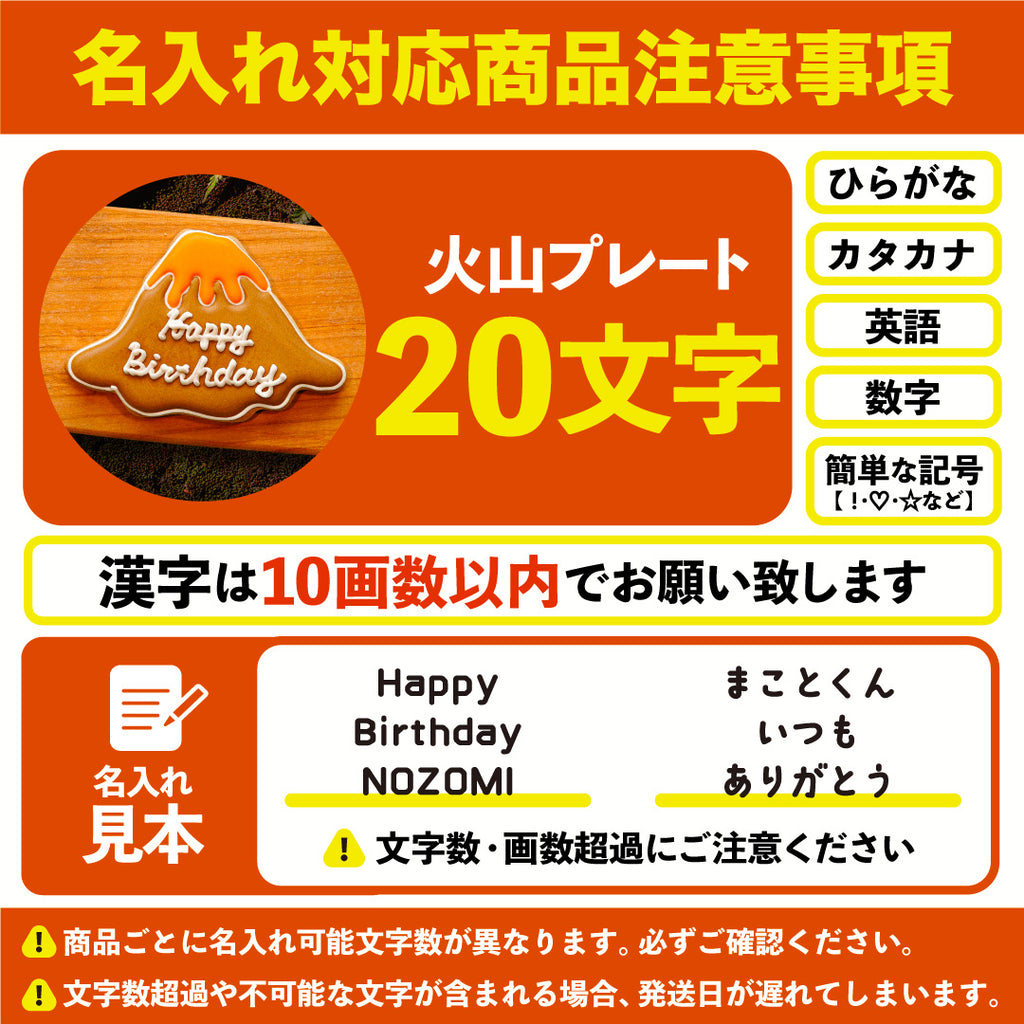 【選べる恐竜の】DX！恐竜バースデーセット・火山プレートver.