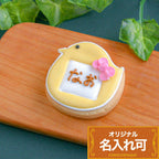 名札風クッキー ひよこ