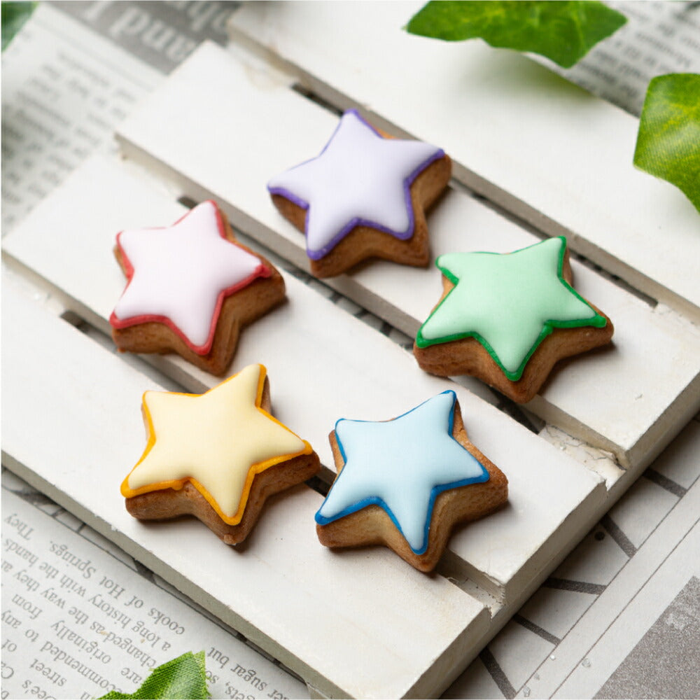 ケーキデコ用星5個入